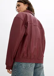 Oversize bunda z umělé kůže, bonprix