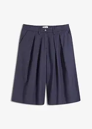 Bermudy se sklady v pase, bonprix