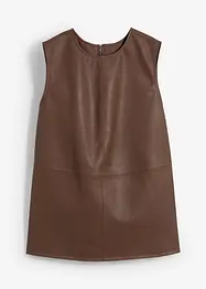 Top z umělé kůže, bonprix