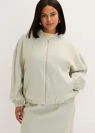 Bluzon z lesklého materiálu, bonprix