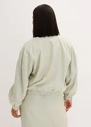 Bluzon z lesklého materiálu, bonprix