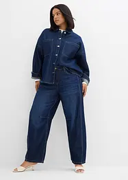 Balonové džíny, Mid Waist, Super Soft, bonprix