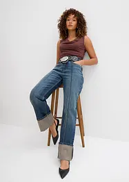 Džíny Straight, High Waist, bonprix