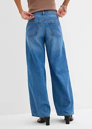 Džíny Wide Leg, Mid Waist, bonprix