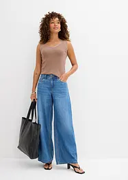 Džíny Wide Leg, Mid Waist, bonprix