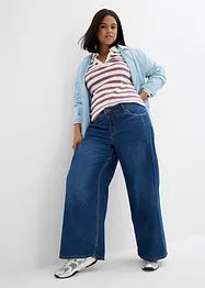Džíny Wide Leg, Mid Waist, bonprix