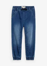 Teplákové džíny bez zapínání Regular Fit, Straight, bonprix