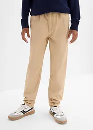 Kalhoty bez zapínání z čisté bavlny, Regular Fit, Straight, bonprix