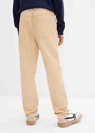 Kalhoty bez zapínání z čisté bavlny, Regular Fit, Straight, bonprix