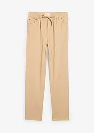 Kalhoty bez zapínání z čisté bavlny, Regular Fit, Straight, bonprix