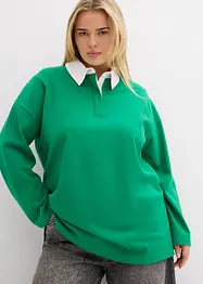 Triko polo z interlocku, bonprix