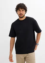 Tričko z těžkého strukturovaného žerzeje, Loose Fit, bonprix