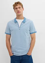 Triko polo z piké, se zipem, bonprix
