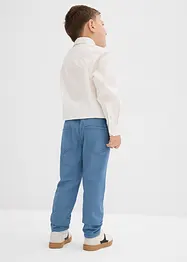 Kalhoty bez zapínání z čisté bavlny, Regular Fit, Straight, bonprix