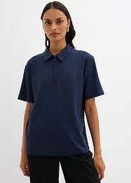 Triko polo z viskózové směsi, bonprix