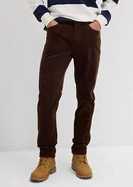Strečové manšestrové kalhoty v pohodlném střihu, Slim Fit, bonprix