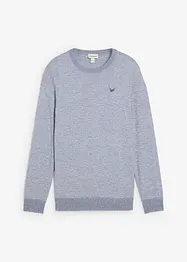 Svetr z jemného úpletu s čistou bavlnou, bonprix