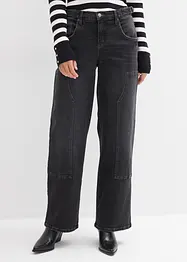Džíny Wide Leg, Mid Waist, bonprix