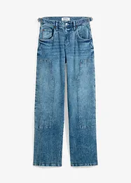 Džíny Wide Leg, Mid Waist, bonprix