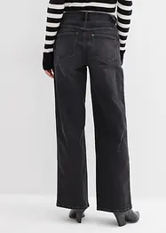 Džíny Wide Leg, Mid Waist, bonprix