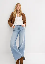Džíny Wide Leg, High Waist, bonprix