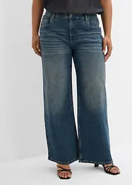 Džíny Wide Leg, High Waist, bonprix