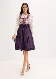 Kroj Dirndl s vyšívanou zástěrou (2dílná souprava), bonprix