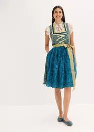 Dirndl se zástěrou s flitry (2dílná souprava), bonprix