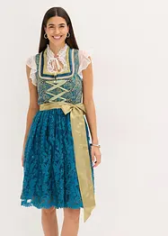 Dirndl se zástěrou s flitry (2dílná souprava), bonprix