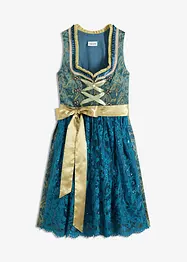 Dirndl se zástěrou s flitry (2dílná souprava), bonprix