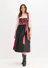 Kroj Dirndl s vyšívanou zástěrou (2dílná souprava), bonprix