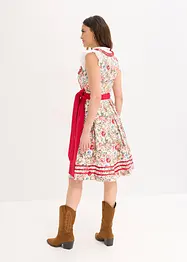 Kroj ve stylu dirndl s vyšívanou zástěrou (2dílná souprava), bonprix