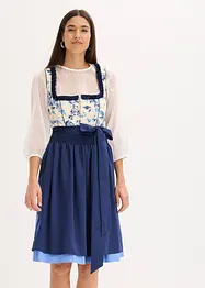 Kroj ve stylu dirndl s vyšívanou zástěrou (2dílná souprava), bonprix