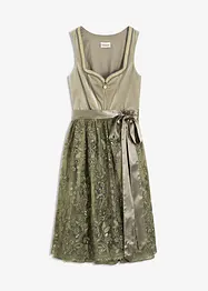 Dirndl se zástěrou s flitry (2dílná souprava), bonprix