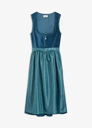 Kroj ve stylu dirndl se sametem, v délce midi (2dílná souprava), bonprix