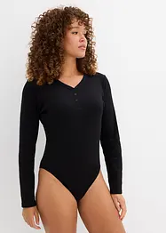 Žebrované body s čistou organickou bavlnou, bonprix