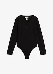 Žebrované body s čistou organickou bavlnou, bonprix