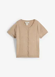 Pletený kabátek s krátkým rukávem, bonprix