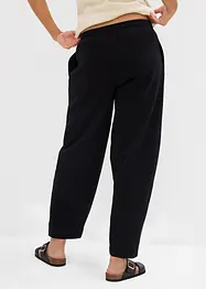 Teplákové kalhoty typu Barrel z čisté organické bavlny, bonprix