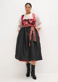 Kroj Dirndl s vyšívanou zástěrou (2dílná souprava), bonprix