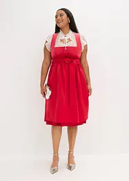Kroj Dirndl se sametem, v délce midi (2dílná souprava), bonprix