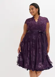 Kroj ve stylu dirndl, s výšivkou a sametovou sukní (2dílná souprava), bonprix