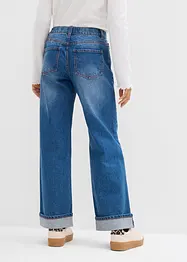 Džíny Wide Leg, Low Waist, bonprix