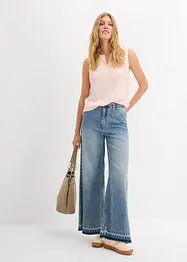 Halenkový top z měkké viskózy, bonprix