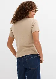 Svetr s krátkým rukávem, bonprix