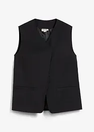 Dlouhá vesta s keprovou strukturou, bonprix