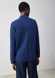 Oversized pletený kabátek s podílem hedvábí, bonprix