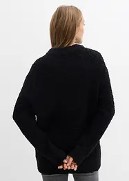 Oversized svetr z flaušové příze, bonprix