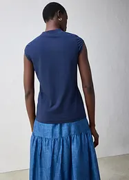 Tričko s podílem hedvábí, bonprix