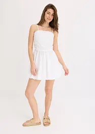 Bandeau šaty z čisté bavlny, bonprix